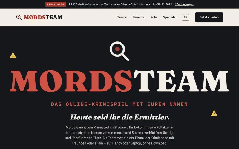 Home page of mordsteam.com