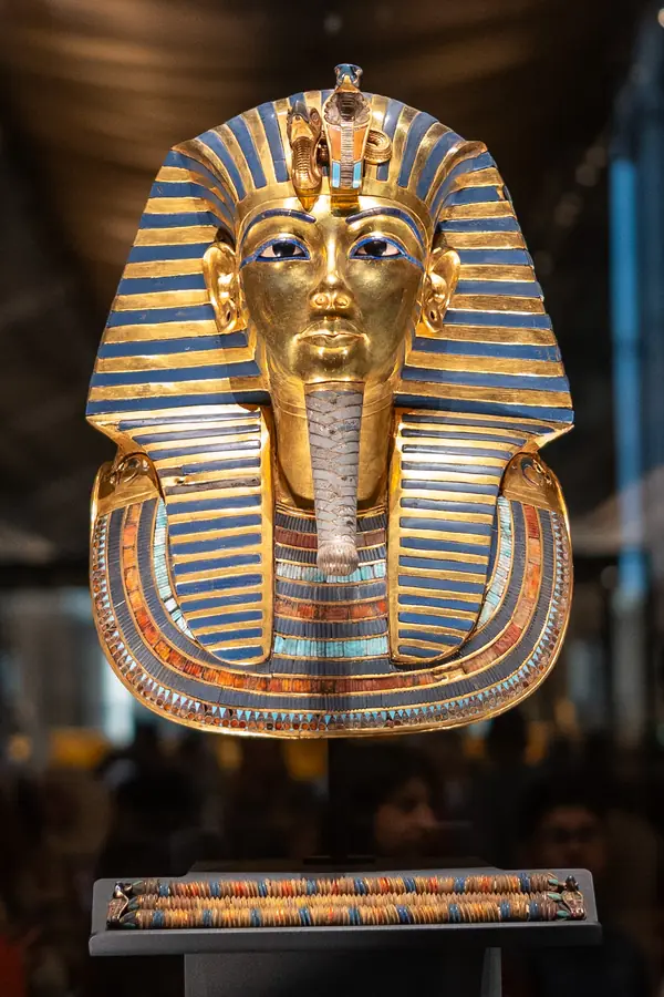 Die goldene Totenmaske des Tutanchamun
